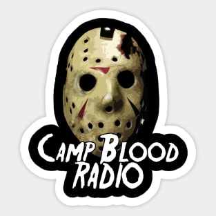 Camp Blood Radio Sticker